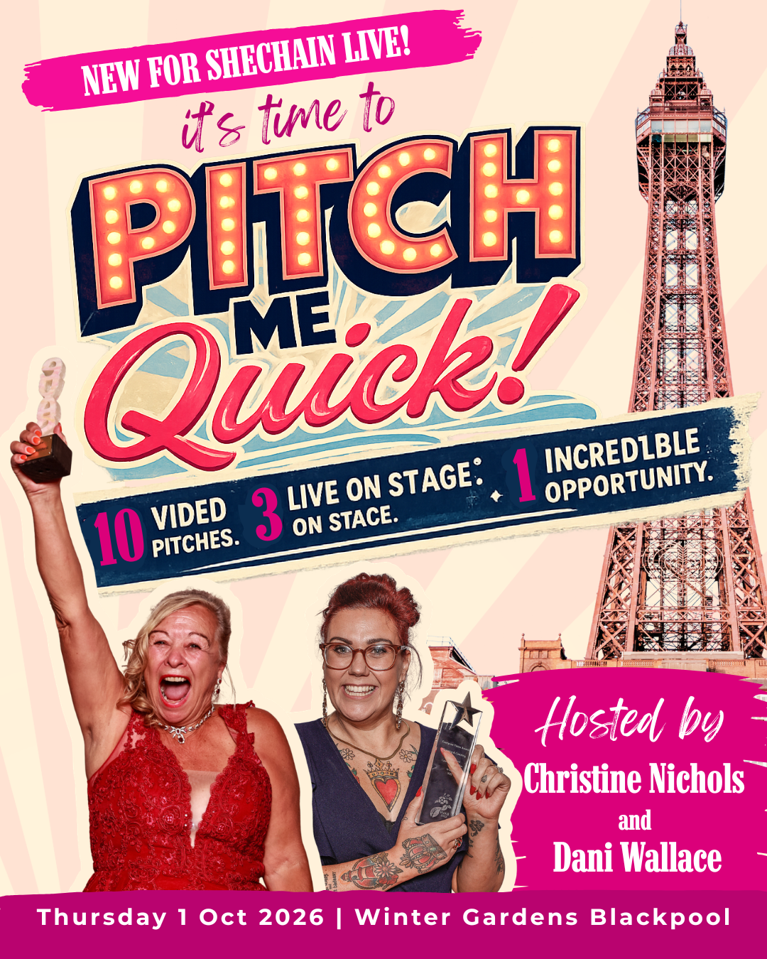 SheChain Live – Pitch Me Quick
