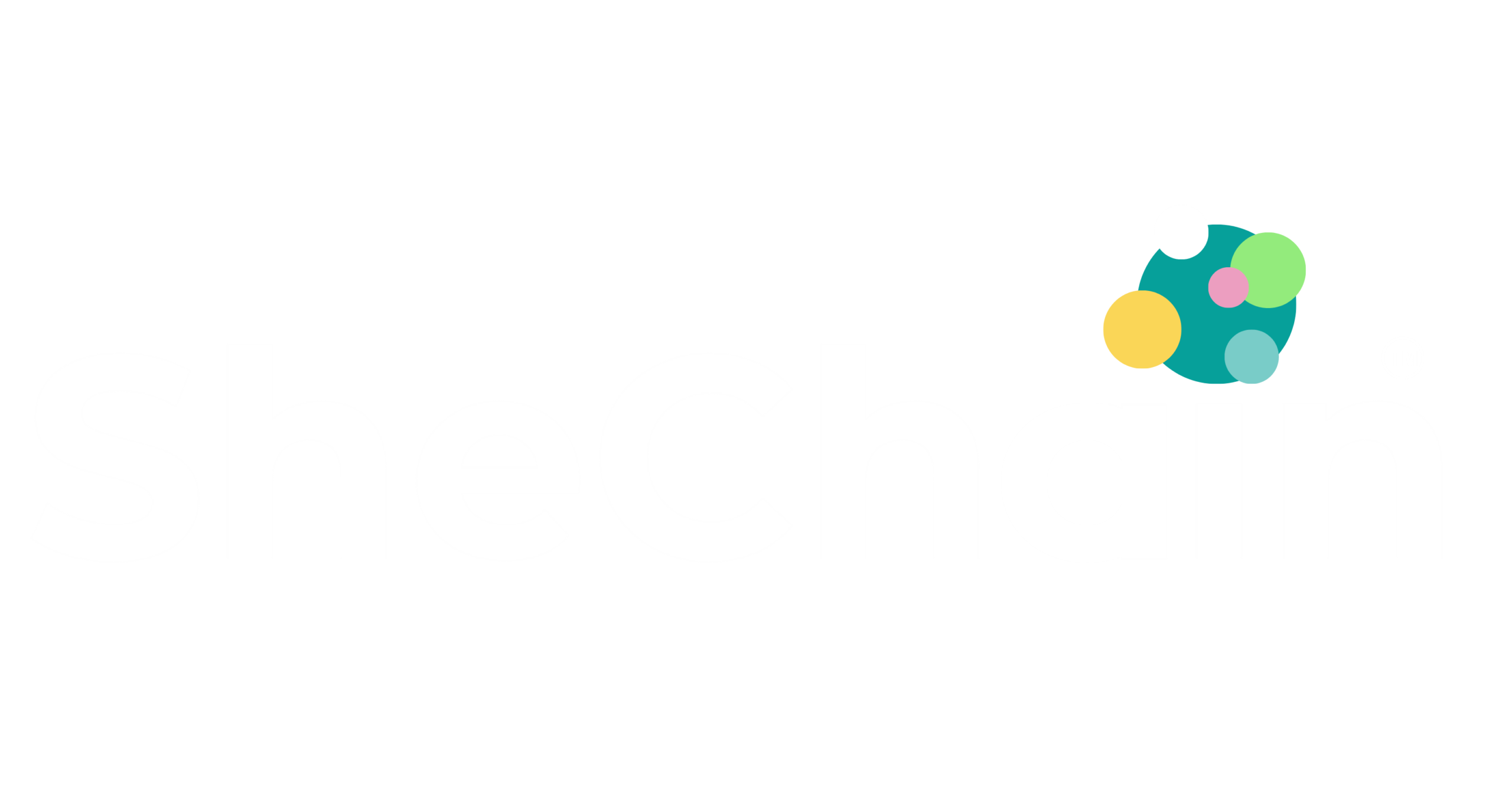 SheChain logo white transparent